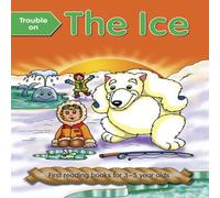 Nicola Baxter Trouble on the Ice - Giant Size Paperback Book in White Nicola Baxter White