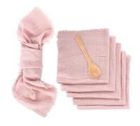 NiCoLa Cotton Napkins, Table Cloth Napkins 6 Pack, Kitchen Dining Table Napkins 100% Cotton Napkins 42x42 cm for Weddings Party Dinner Christmas Daily Use