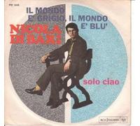 NICOLA DI BARI - NICOLA DI BARI - IL MONDO E' GRIGIO, IL MONDO E' BLU 7in ITALIAN ISSUE [31701]