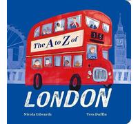 Nicola Edwards A-Z of London Board Book Book Nicola Edwards Multicolor