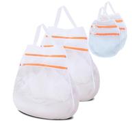 Nicola Mesh Laundry Bags 2pcs Travel Laundry Bag, Portable Hanging Laundry Bag, 30cm x 30cm Small Wash Bag for Washing Machine, Traveling, Camping (50cm x 50cm)