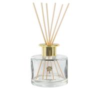 Nicola Spring 200ml Lemongrass Reed Diffuser - Fruity Summer Scent Jar in Clear Nicola Spring Clear
