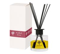 Nicola Spring 200ml Mulled Wine Reed Diffuser - Festive Scent with 8 Reeds in Clear Nicola Spring Clear