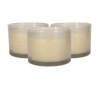 Nicola Spring 350g Pomelo & Passion Fruit Soy Candles - Pack of 3 - Double Wick Jars in Grey Nicola Spring Grey