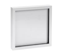 Nicola Spring 3D Box Photo Frame - 20 x 20" - Pack of 1 in White Nicola Spring White