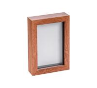 Nicola Spring 3D Box Photo Frame - 4 x 6" in Dark Brown Nicola Spring Dark Brown