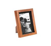 Nicola Spring 3D Box Photo Frame - 5 x 7" with 4 x 6" Mount - White Mount in Dark Brown Nicola Spring Dark Brown