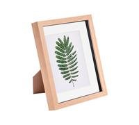 Nicola Spring 3D Box Photo Frame - 8 x 10" with 5 x 7" Mount - Grey Mount in Light Brown Nicola Spring Light Brown
