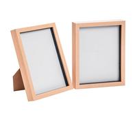 Nicola Spring 3D Box Photo Frames - 8 x 10" - Pack of 2 in Light Brown Nicola Spring Light Brown