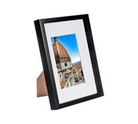 Nicola Spring 3D Shadow Box Frame - A4 Frame (20x30cm) - A5 Mount (14x21cm) - Pack of 1 - Black 3D Photo Box Picture Portrait Display Case Wedding Crafts