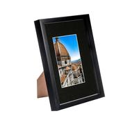 Nicola Spring 3D Shadow Box Frame With A5 Mount - A4 (8" X 12") - Black/black