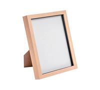 Nicola Spring 3D Shadow Box Photo Frame - 8x10 (20x25cm) - Pack of 1 - Light Wood 3D Photo Frame Box Picture Portrait Display Case for Crafts, Keepsakes, Wedding, Graduation