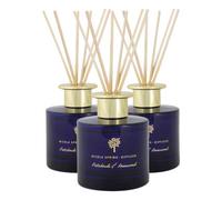 Nicola Spring 3X Patchouli & Rosewood Scented Reed Diffusers - 200Ml - Aromatherapy 6 Sticks Air Freshener Home Fragrance