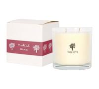 Nicola Spring 400G Soy Wax Candle - Mulled Wine - Double Wick Glass Jar - Warm Spiced Festive Scent Long Burn Fragrance