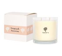 Nicola Spring 400G Soy Wax Candle - Tropical Sunrise - Double Wick Glass Jar - Fruity Summer Scent Long Burn Fragrance