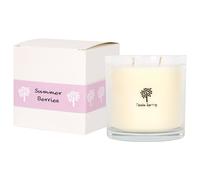 Nicola Spring 400g Summer Berries Soy Wax Candle - Double Wick Fruity Jar in Clear Nicola Spring Clear
