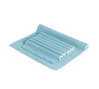 Nicola Spring 7pc Cotton Fabric Placemats & Table Runner Set in Blue Nicola Spring Blue