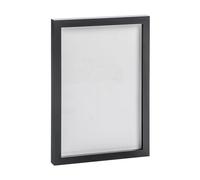 Nicola Spring A4 Photo Frame - Fits Photo Size 8 x 12 (20 x 30cm) - Black Wall Mounted Portrait Picture Photo Frame with Stand Freestanding Photo Certificate Display Poster