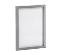 Nicola Spring A4 Picture Frame - Grey Photo Frame (Fits Photo Size: 8 x 12in | 20 x 30cm) - Landscape Portrait Display with Glass Aperture for Freestanding & Wall Mounting Certificate, Poster