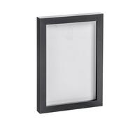 Nicola Spring A5 Picture Frame - Black Photo Frame (Fits Photo Size: 6 x 8in | 14 x 20cm) - Landscape Portrait Display with Glass Aperture for Freestanding & Wall Mounting Certificate, Poster