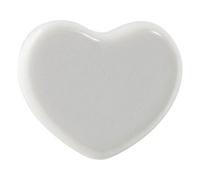 Nicola Spring Ceramic Cabinet Knob - White Heart