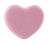 Nicola Spring Ceramic Cupboard Drawer Knobs - Heart Design - Pink - Pack of 24