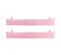 Nicola Spring Chevron Draught Excluders - 80cm - Pack of 2 in Pink Nicola Spring Pink