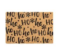 Nicola Spring Coir Door Mat - 60 X 40Cm - Ho Ho Ho - Indoor Outdoor Floor Mat Dirt Trapper Rug Non Slip Backing Doormat
