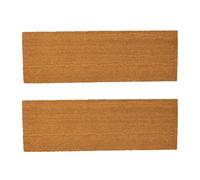 Nicola Spring Coir Door Mats - 120 x 40cm - Set of 2 in Brown | Size: 40 cm x 120 cm Nicola Spring Brown 40 cm x 120 cm