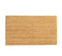 Nicola Spring Coir Door Mats - 70 x 40cm - Classic - Pack of 2 - Decorative Indoor Front Door Floor Mat Entry Dirt Trapper Rug Outdoor Boot Scraper Non Slip Backing Doormat