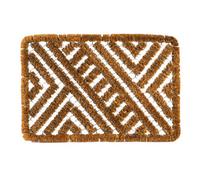 Nicola Spring Coir Scraper Door Mat - 60 X 40Cm - Indoor Outdoor Floor Mat Rug Dirt Trapper Non Slip Backing Doormat
