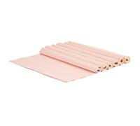 Nicola Spring Cotton Fabric Placemats - Baby Pink - Pack Of 6