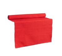 Nicola Spring Cotton Fabric Table Runner - 48Cm X 183Cm - Red