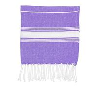 Nicola Spring Cotton Hand Towel - 100 x 60cm - Purple - Pack of 1 - Turkish Hammam Small Quick Drying Bathroom Face Cloth Hand Towel Kitchen Cloth