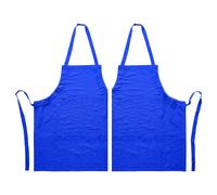 Nicola Spring Cotton Kitchen Bib Aprons - One Size - Pack of 2 in Blue Nicola Spring Blue