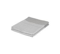 Nicola Spring Cotton Tea Towels - 70Cm X 50Cm - Light Grey Pinstripe - Pack Of 2