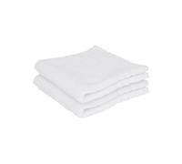 Nicola Spring Cotton Wash Cloths - 30Cm X 30Cm - White - Pack Of 2