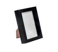 Nicola Spring Deep Acrylic 3D Box Photo Frame 4 x 6 Inch - Black | Three Display Depths, Portrait & Landscape Display, Wall-Mountable Design, Freestanding Display, Hidden Support Arm
