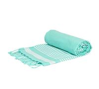 Deluxe Turkish Cotton Bath Towel - 162 x 90cm Nicola Spring Aqua Bath Towel