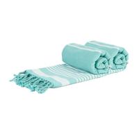 Nicola Spring Deluxe Cotton Turkish Bath Towels - Sky Blue - Pack Of 2