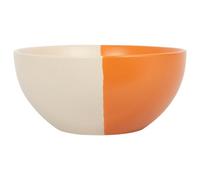 Nicola Spring Dipped Stoneware Cereal Bowl - 16.5Cm - Burnt Orange