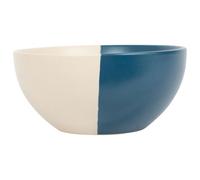 Nicola Spring Dipped Stoneware Cereal Bowl - 16.5Cm - Navy