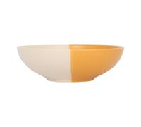 Nicola Spring Dipped Stoneware Pasta Bowl - 20.5Cm - Mustard