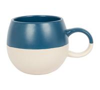 Nicola Spring Dipped Stoneware Sphere Mug - 340Ml - Navy