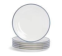 White Farmhouse Dinner Plates 26cm Pack of 6 Nicola Spring White One Size