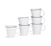 White Farmhouse Mugs - 350ml Nicola Spring White One Size