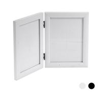 Nicola Spring Folding 2 Photo Frame - 5 X 7" - White