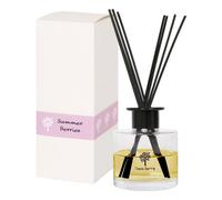 Nicola Spring Glass Reed Diffuser - 200Ml - Summer Berries - Fruity Fresh Fragrance With 8 Reeds Long Lasting Scent