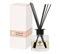 Nicola Spring Glass Reed Diffuser - 200Ml - Tropical Sunrise - Fruity Summer Fragrance With 8 Reeds Long Lasting Scent