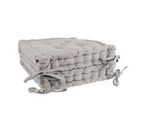 French Mattress Seat Cushions 40cm Pack of 2 Nicola Spring Grey One Size
